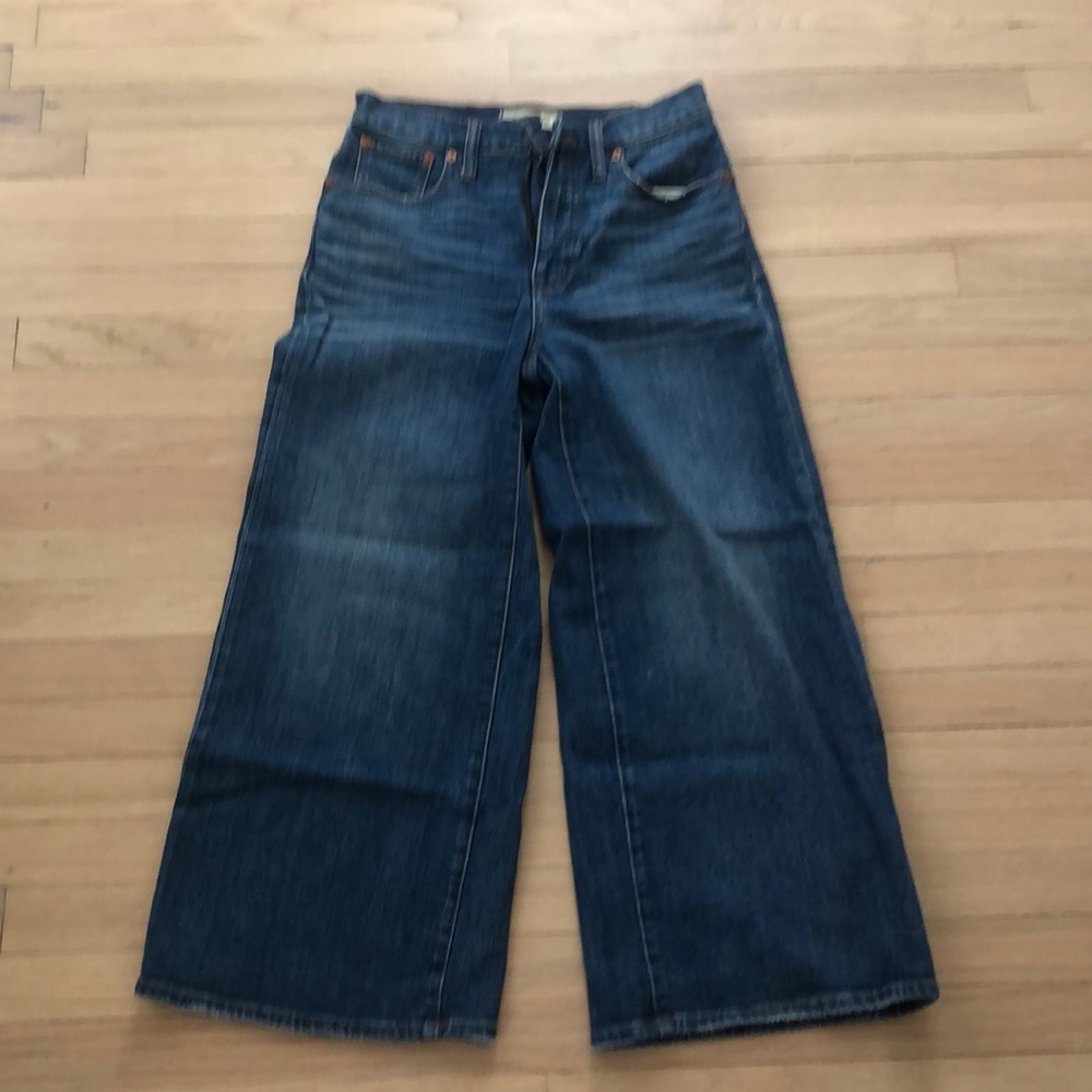 Madewell Wide Leg Crop Jeans